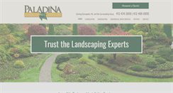 Desktop Screenshot of paladinalandscaping.com