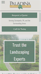Mobile Screenshot of paladinalandscaping.com